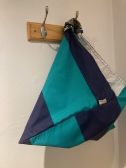 Blue and green stripe Bento bag Blue and green stripe Bento bag